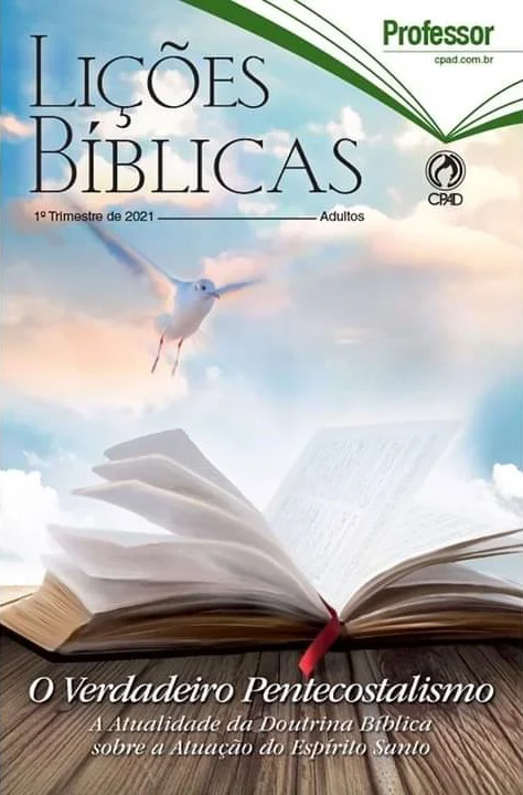 REVISTA CPAD ADULTOS 1 TRIMESTRE 2021 EBD Hoje - Escola Dominical Lição 02 - A Atuação do Espírito Santo no Plano da Redenção - Revista CPAD Adultos 1 trimestre 2021 Revista Cpad Adultos 1 Trimestre 2021