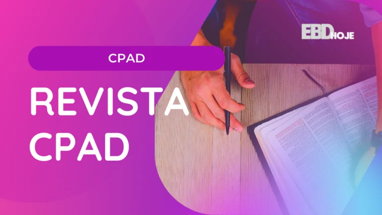 REVISTA CPAD EBD Hoje - Escola Dominical Lição 10 CPAD ADOLESCENTES 4° Trimestre de 2022 revista cpad