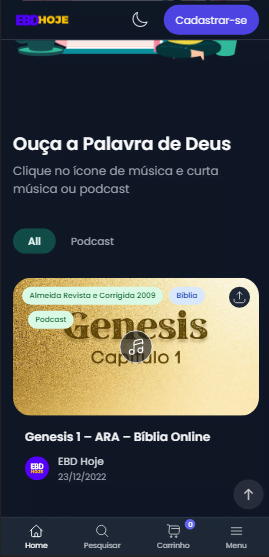 app ebdhoje modo escuro EBD Hoje - Escola Dominical Baixe o APP EBD Hoje Ative o modo noturno com apenas um toque. App EBD Hoje Baixar