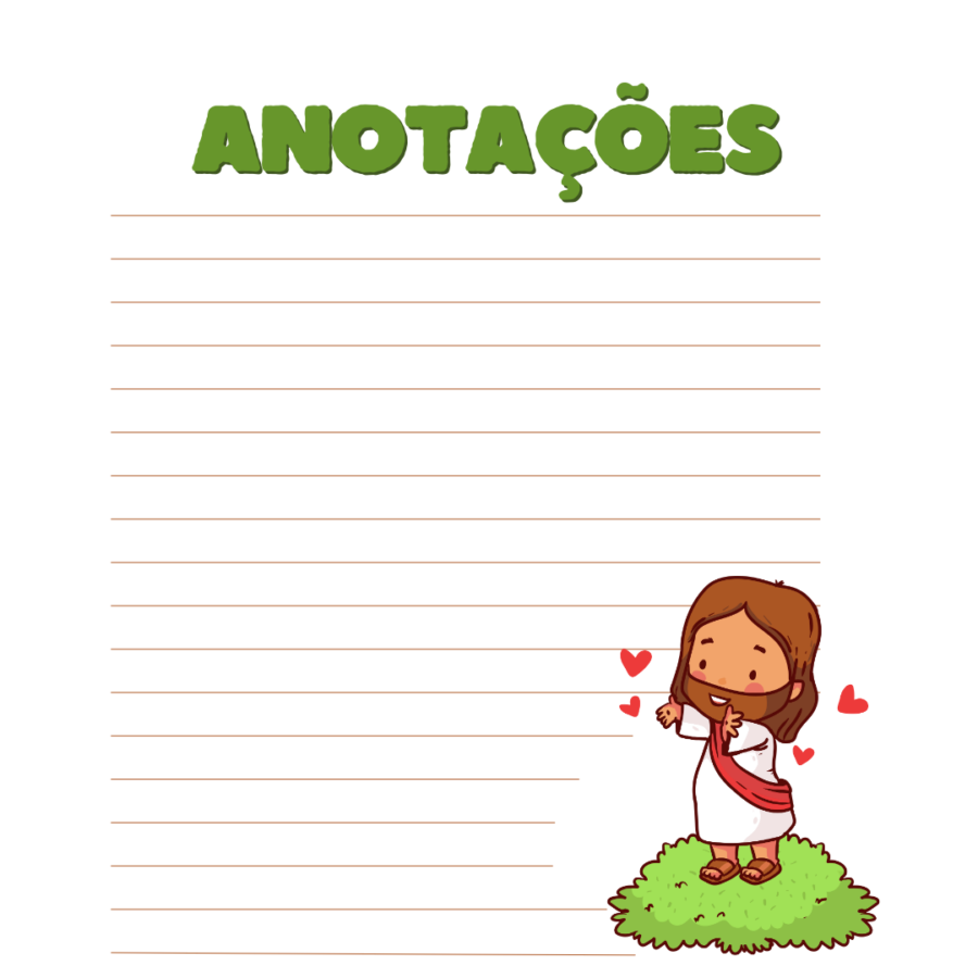 ANOTACAO 1 EBD Hoje - Escola Dominical Meu Caderno de Oração: Para Conectar Crianças com Deus! ANOTACAO 1 EBD Hoje - Escola Dominical Meu Caderno de Oração: Para Conectar Crianças com Deus! Lições Bíblicas CPAD - EBD Revista Betel - Subsídio Professor PDF Digital Em um mundo agitado, onde a conexão espiritual é essencial, apresentamos o "Caderno de Oração para Imprimir em PDF". Desenvolvido pensando em cristãos, pais, mães e educadores da Escola Bíblica Dominical (EBD), este recurso único visa enriquecer a jornada espiritual das crianças.
