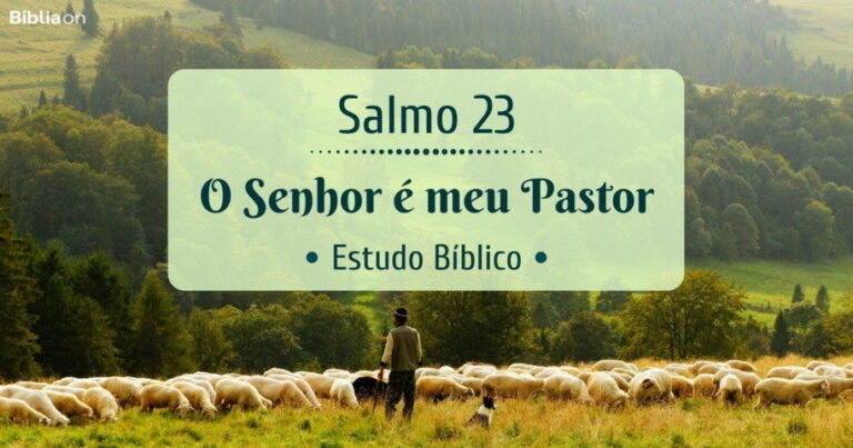 Estudo sobre o Salmo 23: o Senhor é meu pastor e nada me faltará