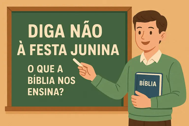 diga nao a festa junina EBD Hoje - Escola Dominical Diga NÃO à festa junina: O que a Bíblia nos ensina? Diga Não a festa junina