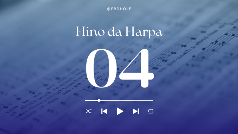 hino da harpa crista 04 EBD Hoje - Escola Dominical Hino 4 - Deus Velará Por Ti hino da harpa crista 04 EBD Hoje - Escola Dominical Hino 4 - Deus Velará Por Ti 1Não desanimes, Deus proverá;Deus velará por ti;Sob Suas asas te acolherá;Deus velará por ti.