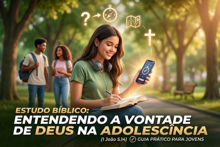 Estudo biblico entendendo a Vontade de Deus na Adolescencia EBD Hoje - Escola Dominical Estudo Bíblico: Entendendo a Vontade de Deus na Adolescência (1 João 5.14) Estudo biblico entendendo a Vontade de Deus na Adolescencia EBD Hoje - Escola Dominical Estudo Bíblico: Entendendo a Vontade de Deus na Adolescência (1 João 5.14) Estudo bíblico prático para adolescentes baseado em 1 João 5.14. Descubra como ajudar os jovens a discernirem a vontade de Deus nas escolhas diárias. Baixe o PDF grátis!