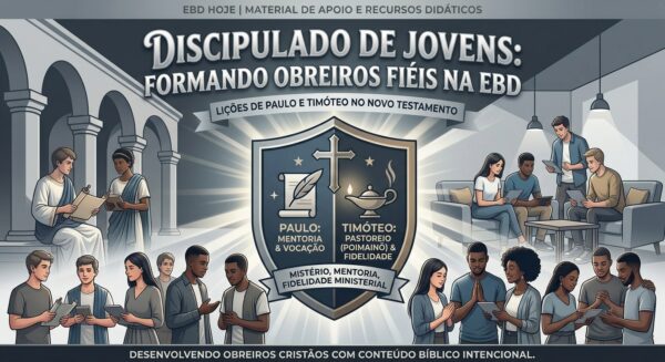 discipulado de jovens formando obreiros fieis da ebd EBD Hoje - Escola Dominical Discipulado de Jovens: Como Formar Obreiros Fiéis na EBD discipulado de jovens formando obreiros fieis da ebd